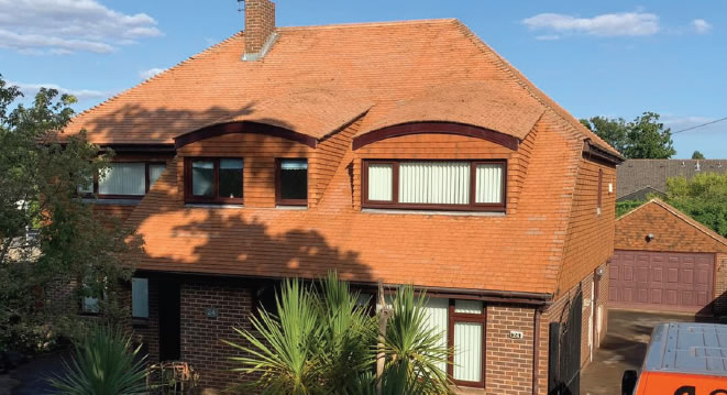 Pristine Home Exterior After Cleaning