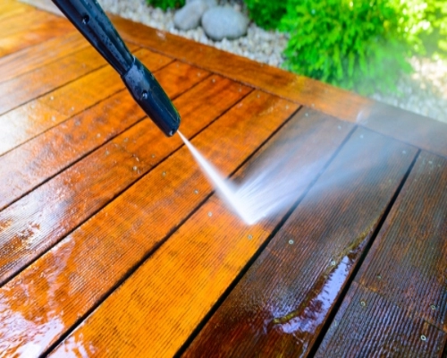 How to Safely Pressure Wash a Wood Deck